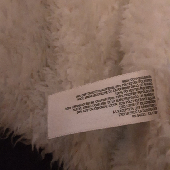 Old Navy Sherpa Lined Zip Front Hoodie Purple Sequin Woman's XL - Picture 6 of 9